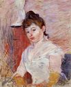 Berthe Morisot - Young Woman in White 1891
