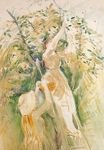 Berthe Morisot - The Cherry Tree (study) 1891