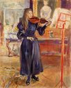 Berthe Morisot - Studying the Violin 1892-1893