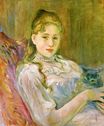 Berthe Morisot - Girl with Cat 1892