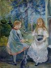 Berthe Morisot - Little Girls at the Window. Jeanne and Edma Bodeau 1892