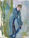 Berthe Morisot - Girl Holding Her Skate 1893