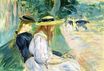 Berthe Morisot - On a Bench in the Bois de Boulogne 1894