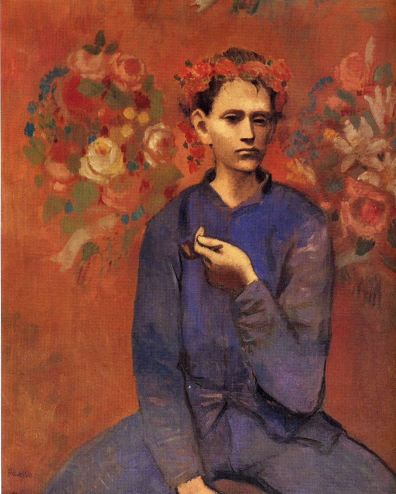 A boy with pipe 1905