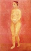 Standing female nude 1906