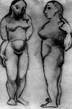 Two naked women 1906