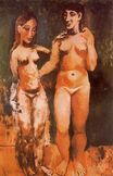 Two naked women 1906