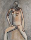 Seated Female Nude 1908-1909