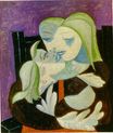 Mother and child. Marie-Therese and Maya 1938
