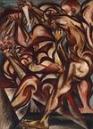 Jackson Pollock - Man with Knife 1940