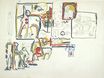 Jackson Pollock - Animals and Figures 1942