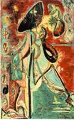 Jackson Pollock - Moon Woman 1942
