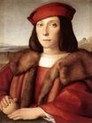 Raphael - Portrait of a Man holding an Apple 1500
