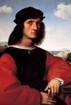 Raphael - Portrait of Agnolo Doni 1505-1506