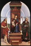 Raphael - The Madonna and Child with St. John the Baptist and St. Nicholas of Bari 1505