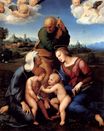 Raphael - The Holy Family with Saints Elizabeth and John 1506