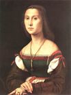 Raphael - Portrait of a Woman. La Muta 1507