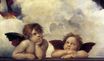 Raphael - Putti, detail from The Sistine Madonna 1513