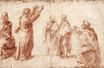 Raphael - Study for St. Paul Preaching in Athens 1514-1515