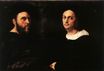 Raphael - Portrait of Andrea Navagero and Agostino Beazzano 1516