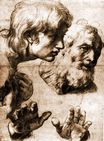 Raphael - Studies for the Transfiguration 1518-1520