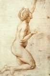 Raphael - Kneeling Nude Woman 1518