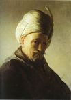 Rembrandt van Rijn - Old Man with Turban 1625-1628