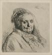 Rembrandt van Rijn - Bust of an Old Woman, Rembrandt's Mother 1628