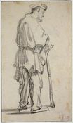 Rembrandt van Rijn - Standing Beggar Turned to the Right 1628-1629