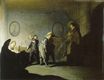Rembrandt van Rijn - Interior with Figures Playing 'Handjeklap' 1628