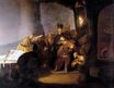 Rembrandt van Rijn - Judas Repentant, Returning the Pieces of Silver 1629