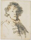 Rembrandt van Rijn - Self Portrait, Open-Mouthed 1629
