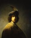 Rembrandt van Rijn - Self-portrait with Plumed Beret 1629