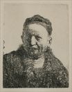 Rembrandt van Rijn - Head and Bust, Full Face 1630