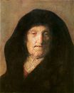 Rembrandt van Rijn - Rembrandt's Mother as the Prophetess Anna 1630