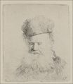 Rembrandt van Rijn - A Man with a Large Beard and a Low Fur Cap 1631