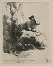 Rembrandt van Rijn - A Woman Beneath a Tree Making Water 1631