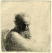 Rembrandt van Rijn - Bust of an Old Bearded Man 1631
