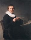 Rembrandt van Rijn - Portrait of a Man Trimming his Quill 1632