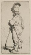 Rembrandt van Rijn - A Polander Turned to the Left 1632