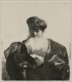 Rembrandt van Rijn - An Old Man with White Beard and Fur Cap 1632