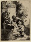 Rembrandt van Rijn - Joseph`s coat brought to Jacob 1633