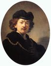 Rembrandt van Rijn - Self-portrait with Hat and Gold Chain 1633