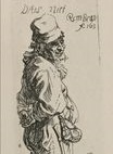 Rembrandt van Rijn - A Beggar and a Companion Piece, Turned to the Right 1634