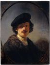 Rembrandt van Rijn - Self-portrait with Shaded Eyes 1634
