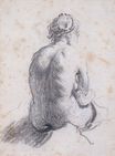 Rembrandt van Rijn - A Study of a Female Nude Seen from the 1634