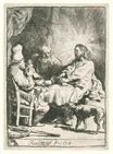 Rembrandt van Rijn - Christ at Emmaus 1634