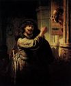 Rembrandt van Rijn - Samson Accusing His Father in Law 1635