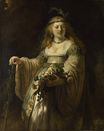 Rembrandt van Rijn - Saskia van Uylenburgh in Arcadian Costume 1635