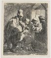 Rembrandt van Rijn - The strolling musicians 1635
